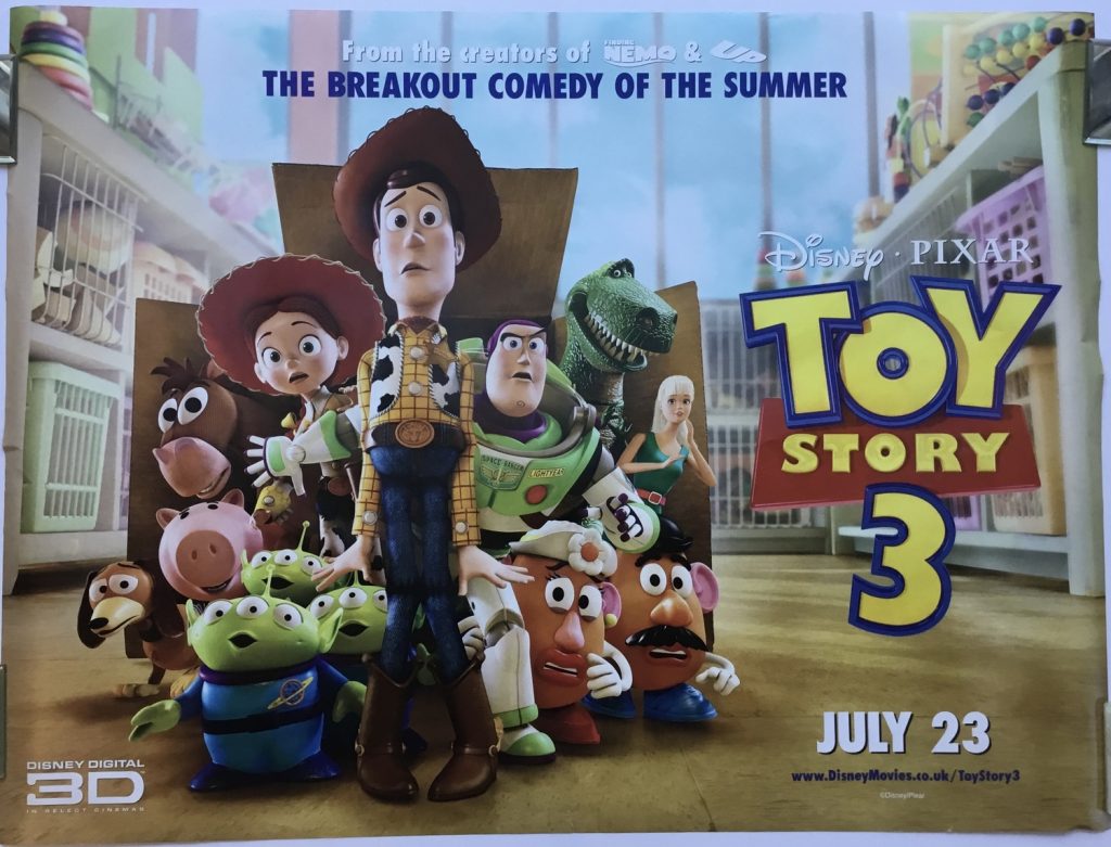 Toy Story 3 2010 UK Quad Movie Poster - BHP Collectibles