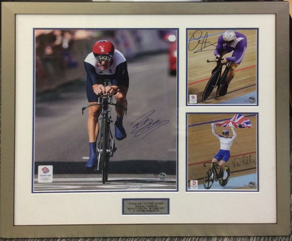 Team GB Cycling Stars Signed Photographs