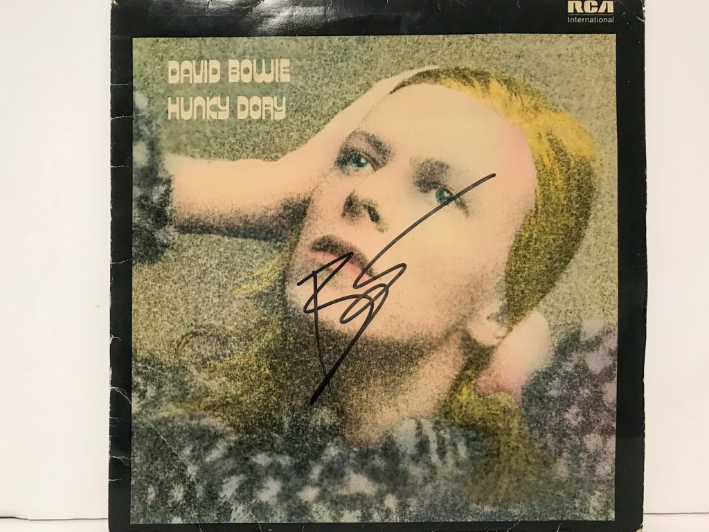 Hunky Dory 1971 Hand Signed Album by David Bowie | BHP