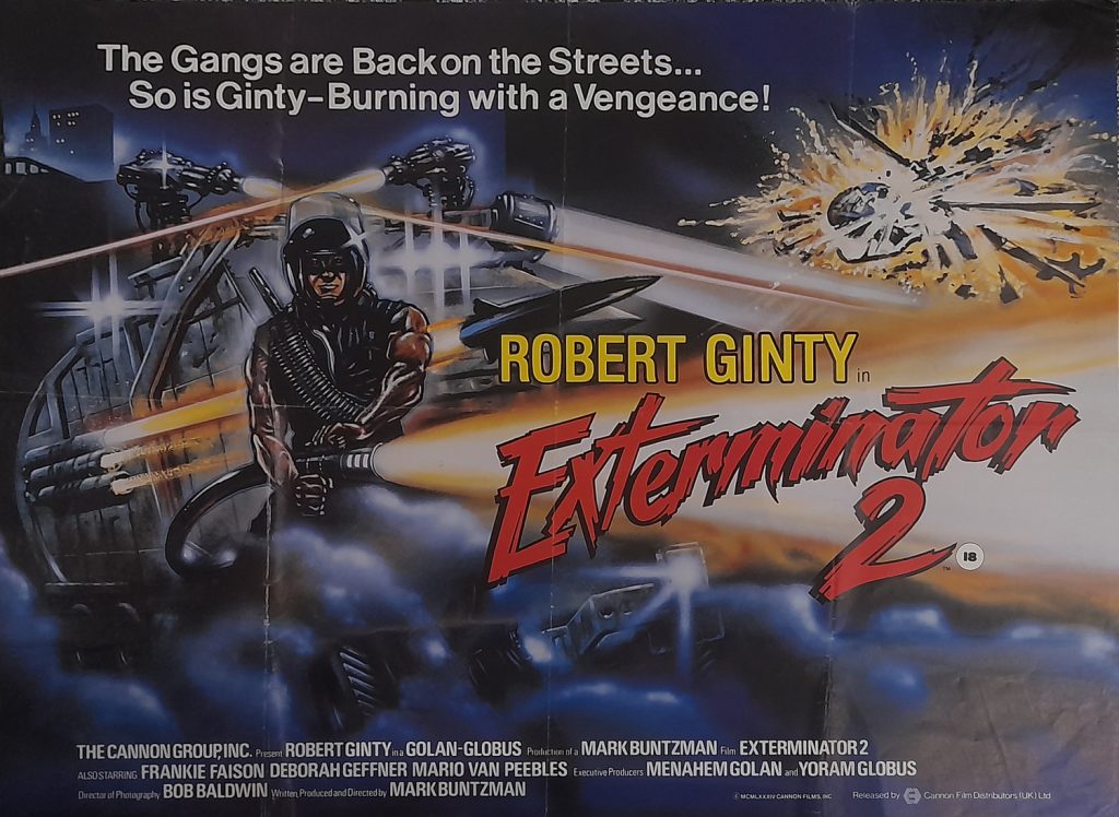Exterminator 2 1984 UK Quad Movie Poster - BHP Collectibles
