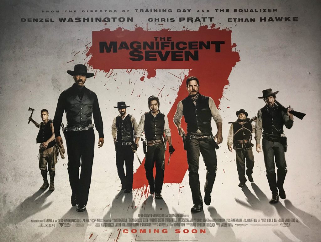 The Magnificent Seven 2016 UK Quad Movie Poster - BHP Collectibles