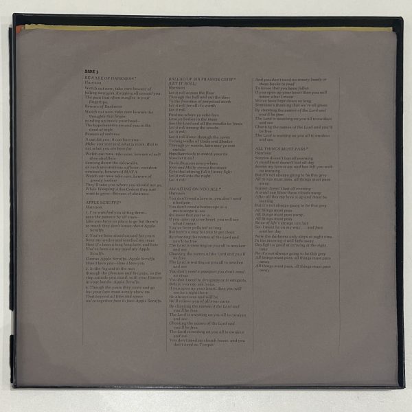 All Things Must Pass Vinyl by George Harrison