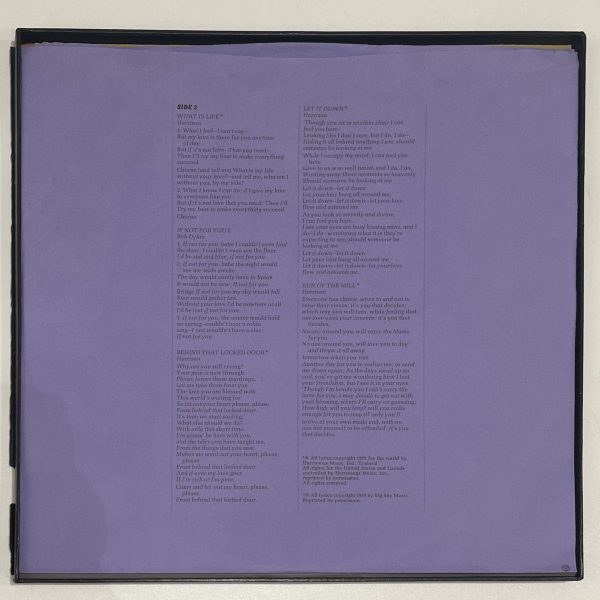 All Things Must Pass Vinyl by George Harrison