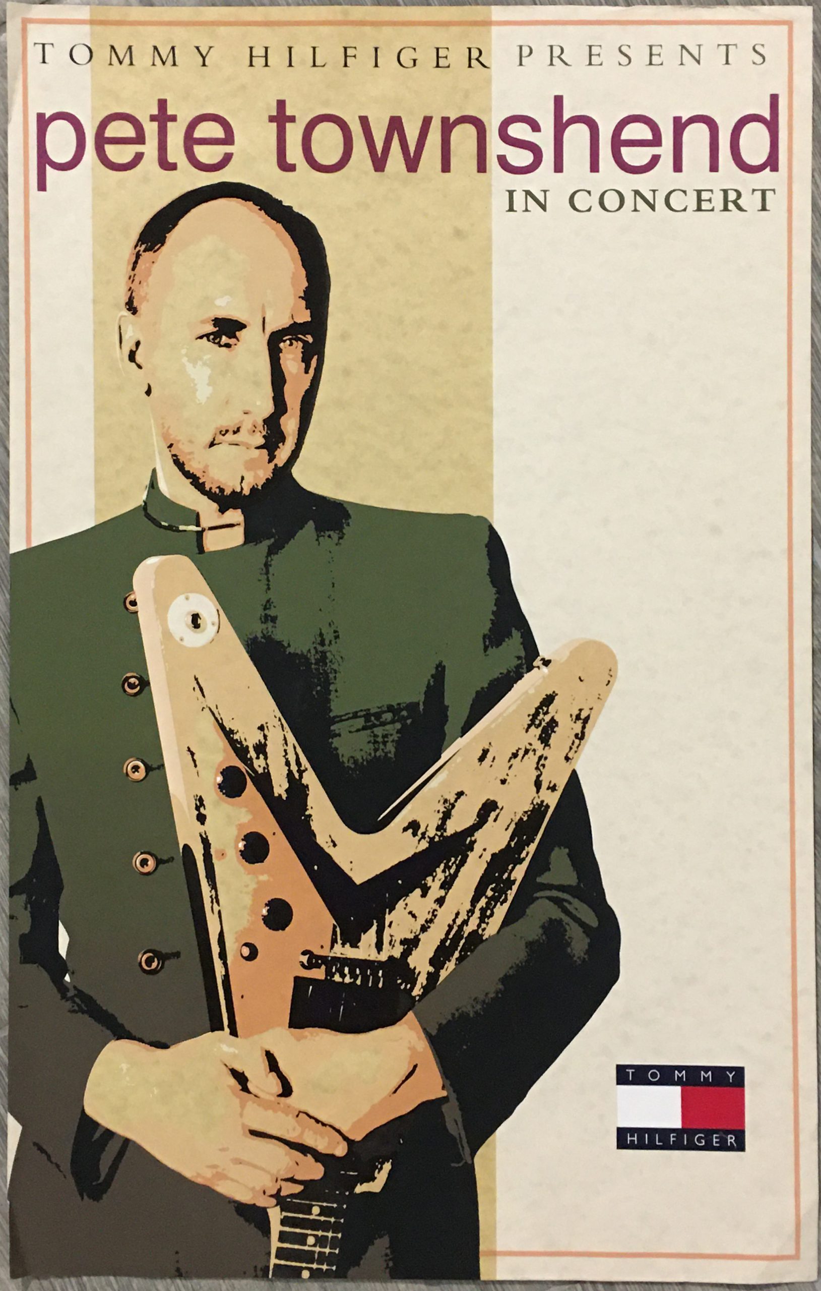 Pete Townsend Concert Poster