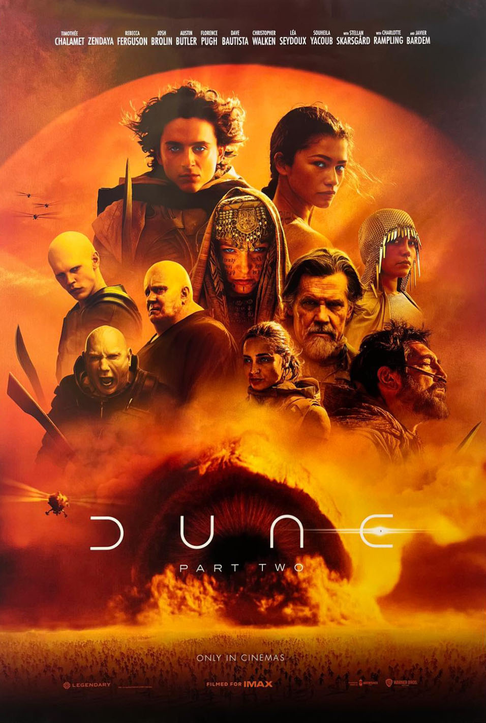 Dune: Part Two 2024 US One Sheet Movie Poster