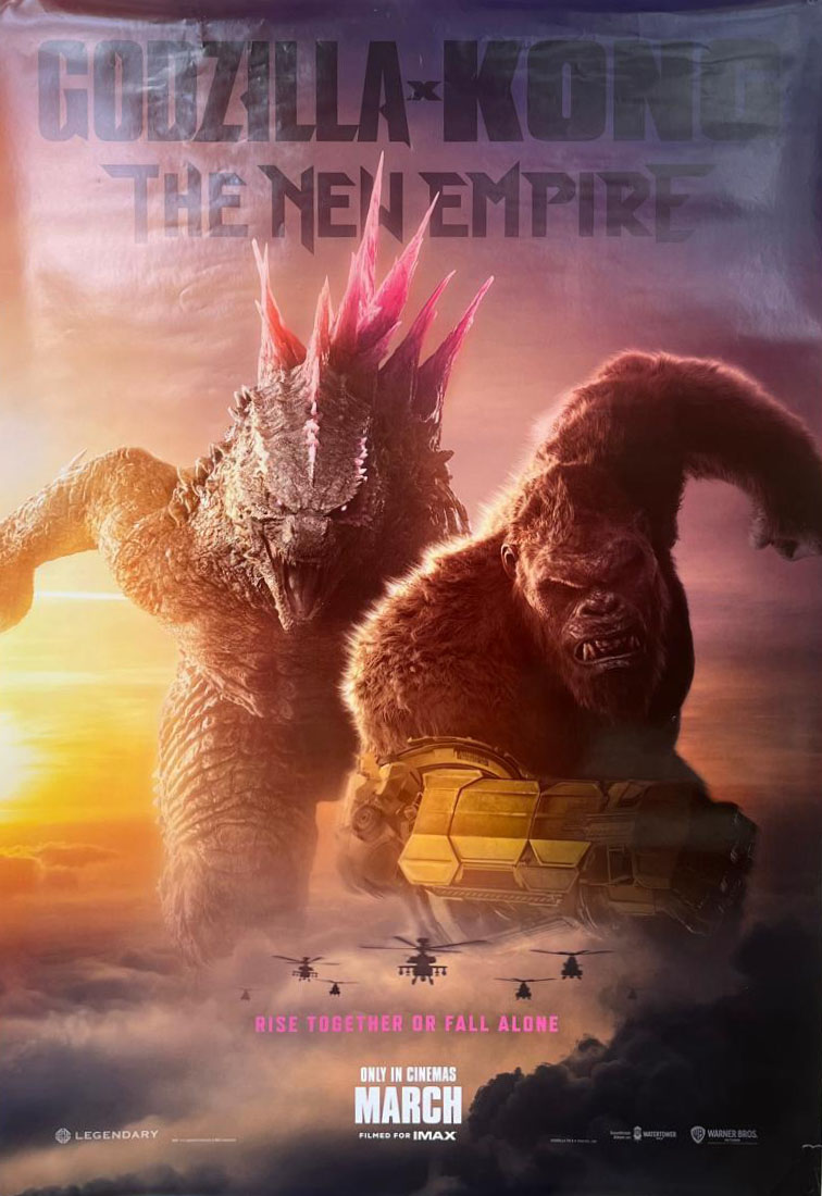 Godzilla x Kong: The New Empire 2024 US One Sheet Movie Poster
