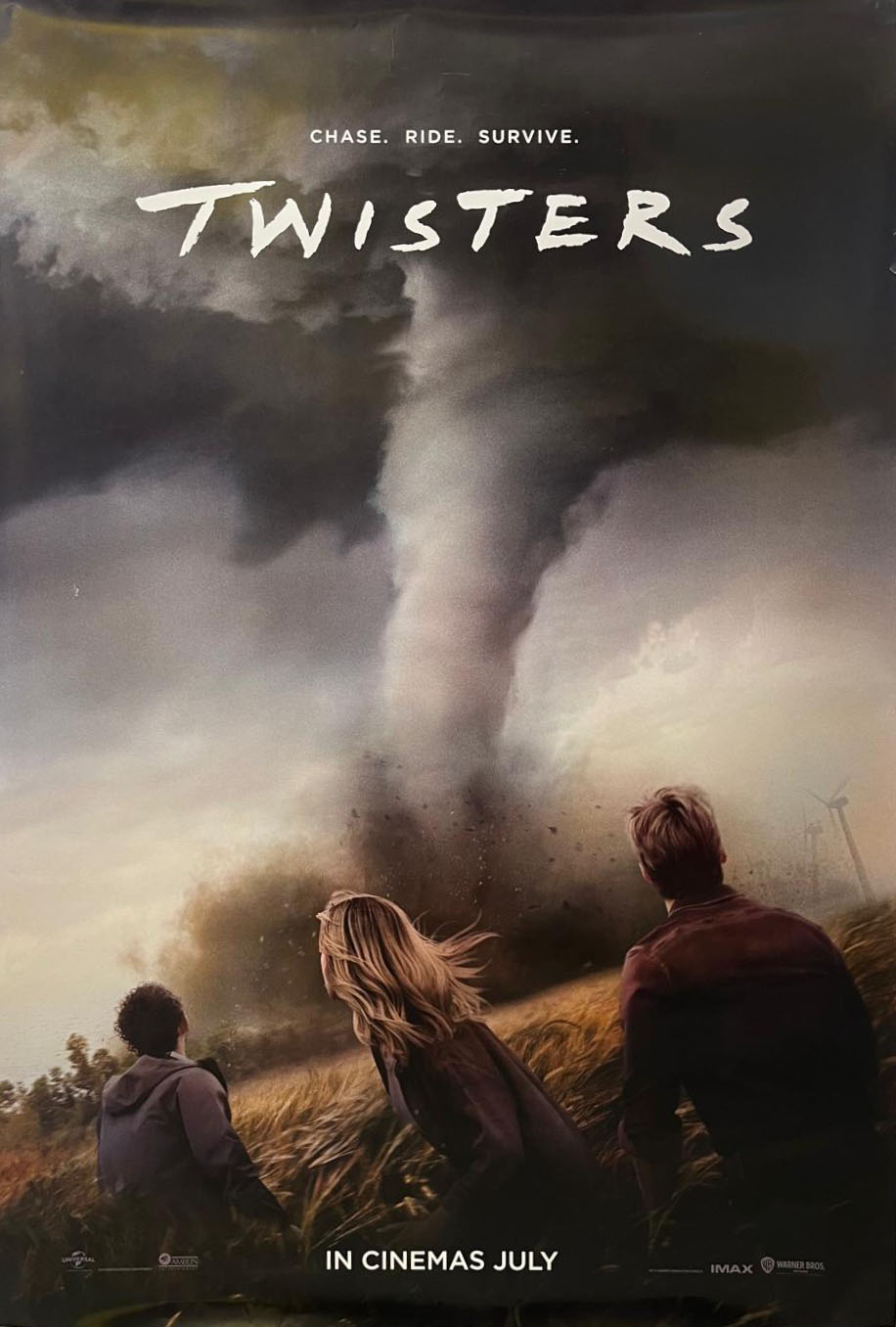 Twisters 2024 US One Sheet Movie Poster