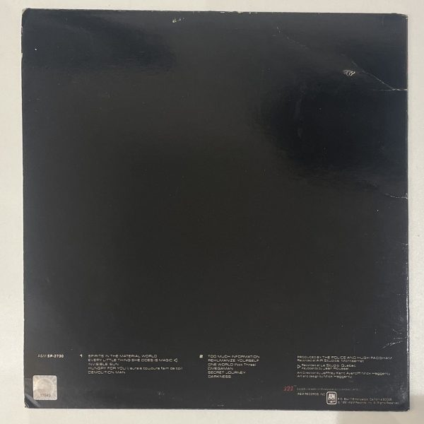 Ghost In The Machine 1981 Vinyl by The Police