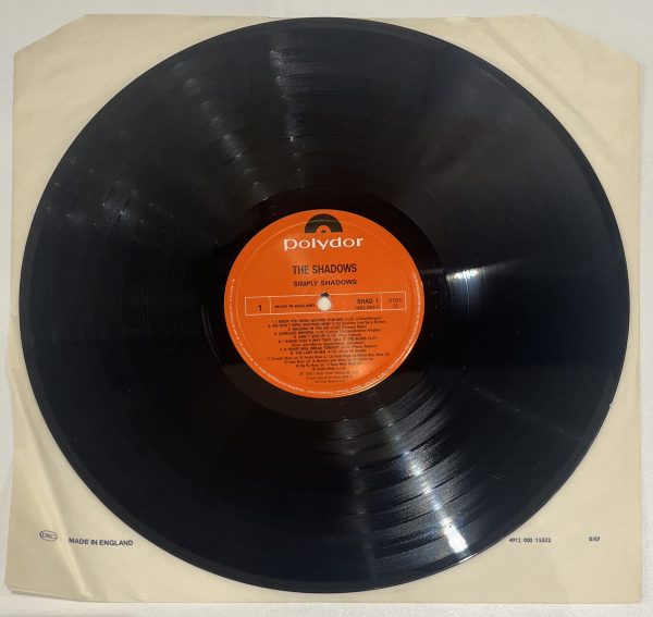 Simply Shadows 1987 Vinyl Album by The Shadows