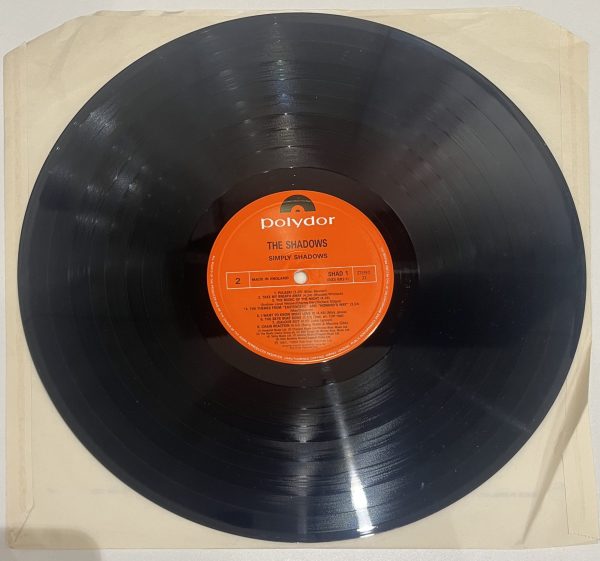 Simply Shadows 1987 Vinyl Album by The Shadows