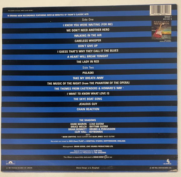 Simply Shadows 1987 Vinyl Album by The Shadows