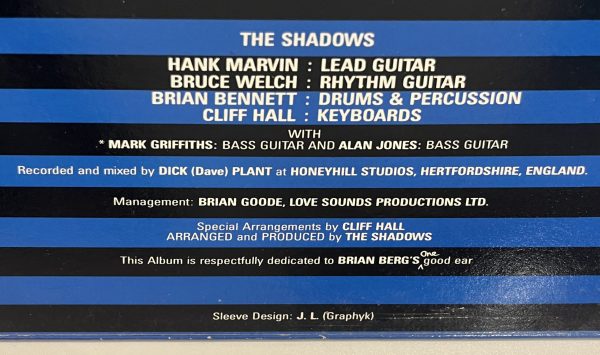Simply Shadows 1987 Vinyl Album by The Shadows