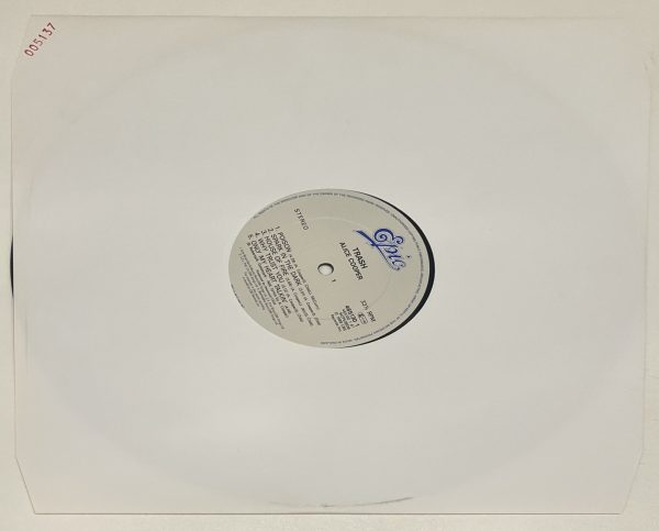 Trash Signed Vinyl Album by Alice Cooper