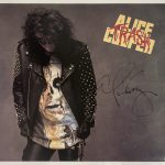 Trash Signed Vinyl Album by Alice Cooper