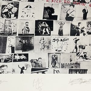 Rolling Stones Exile on Main St Signed Poster | BHP Collectibles