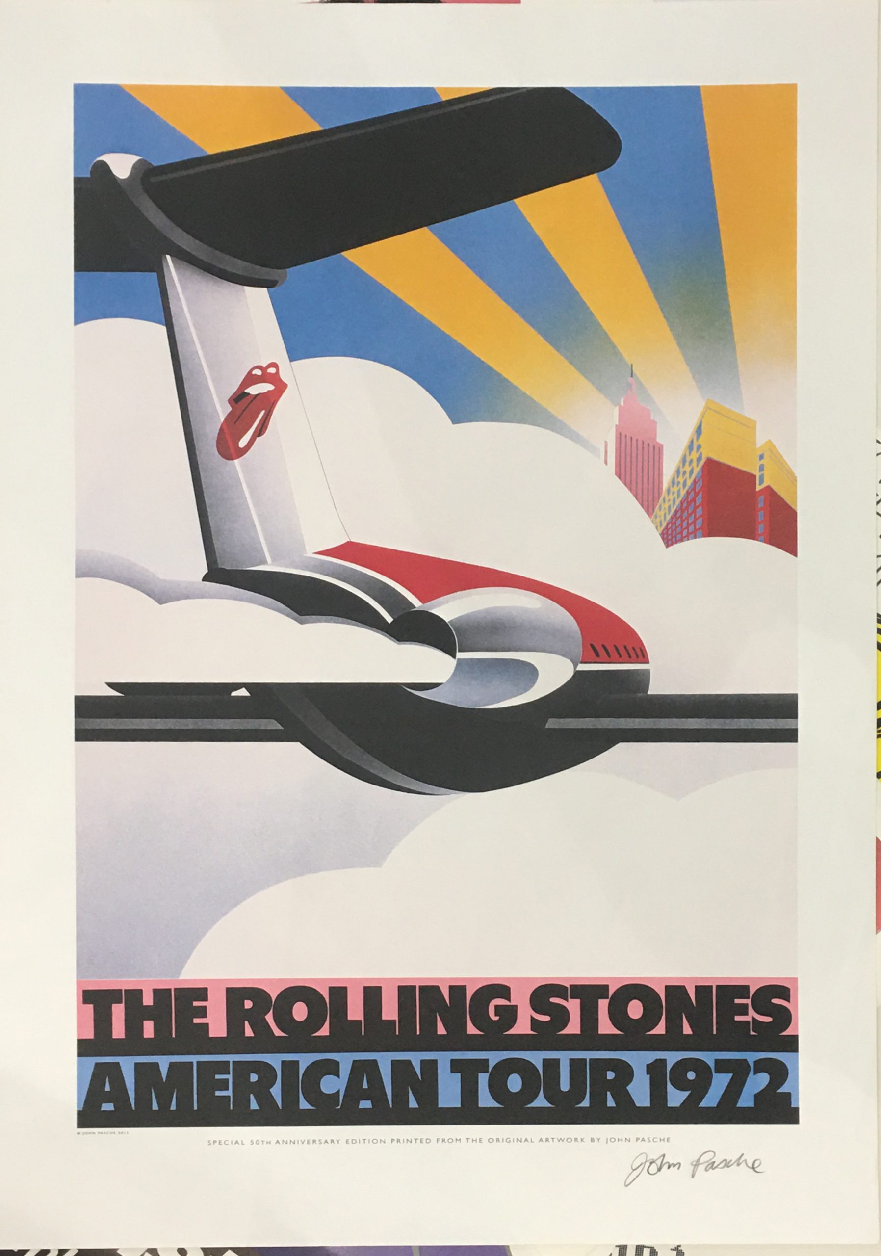 The Rolling Stones 1972 American Tour Poster