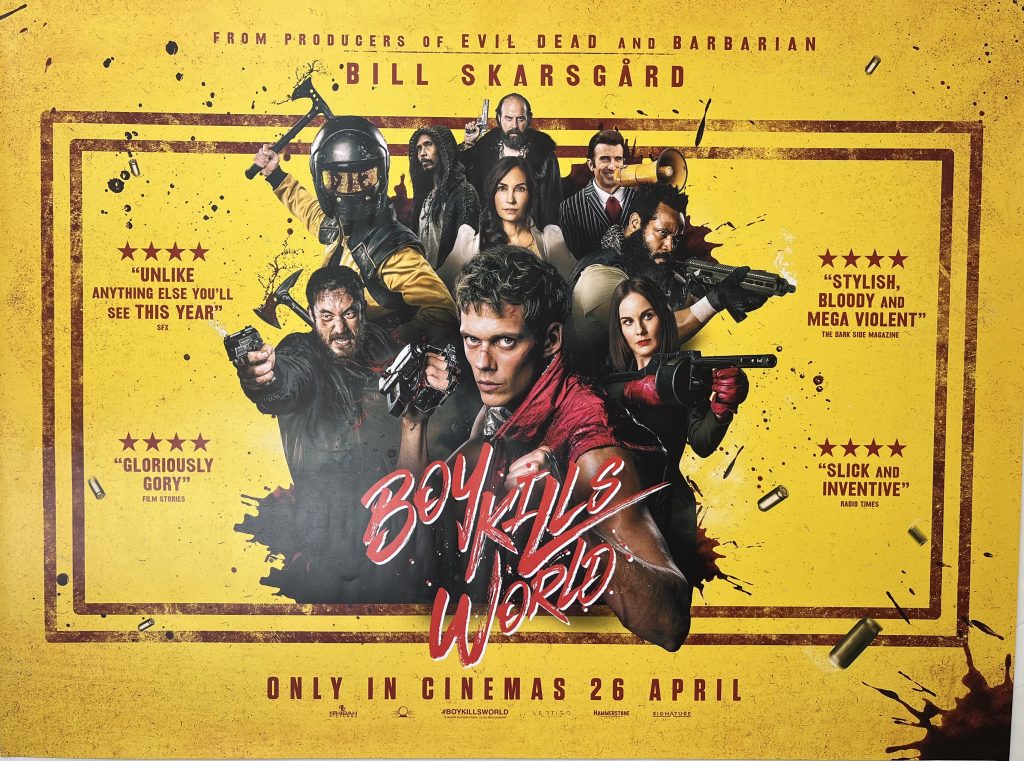 Boys kill world 2024 movie poster