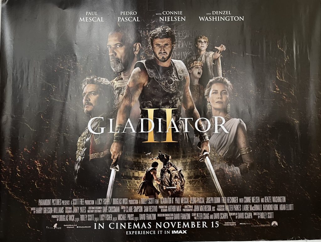 Gladiator 2 movie poster