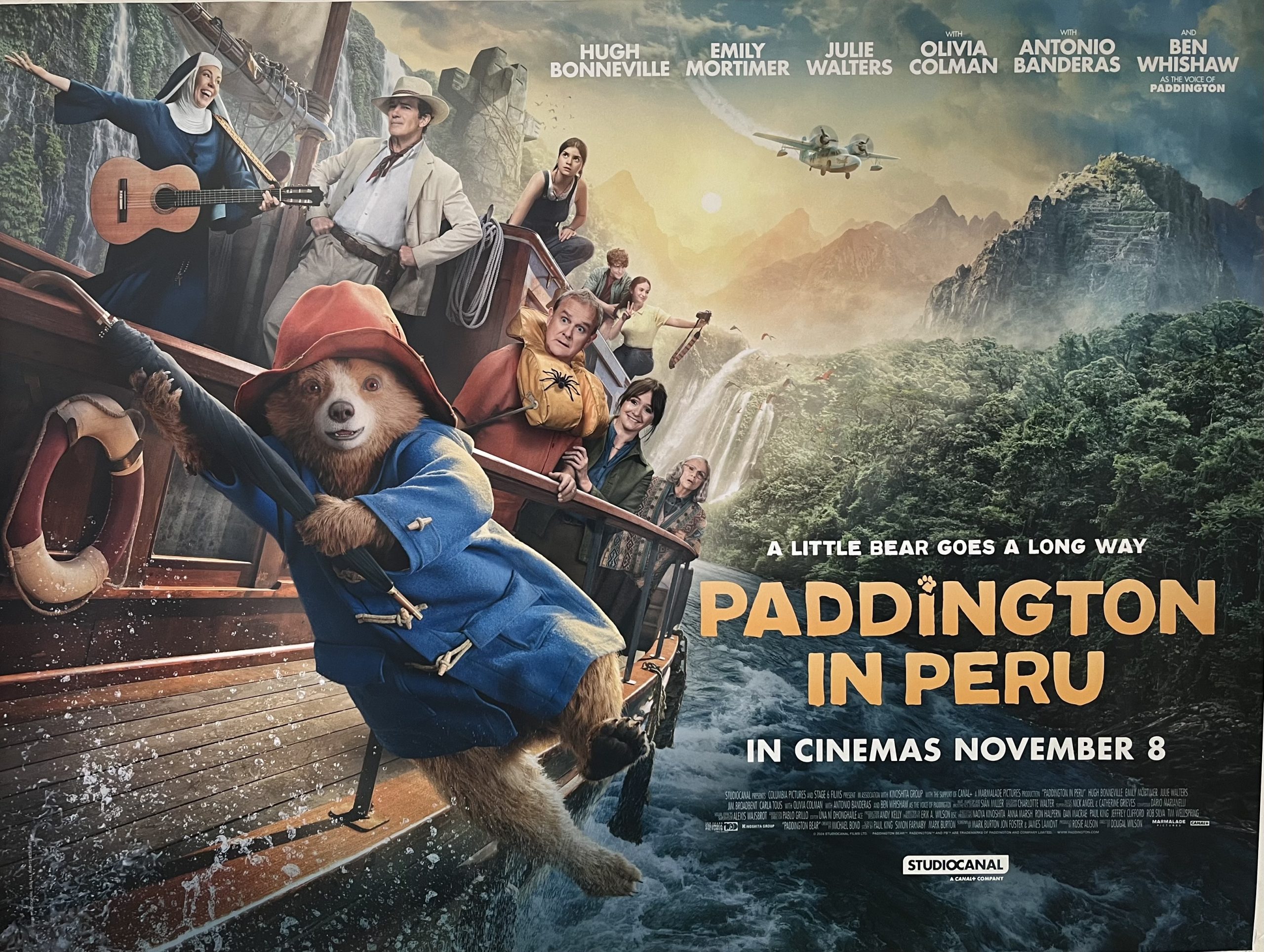 Paddington Movie Poster Poster PADDINGTON Paul KING Bear Big Ben Paddington Movie Poster Poster PADDINGTON Paul KING Bear Big Ben