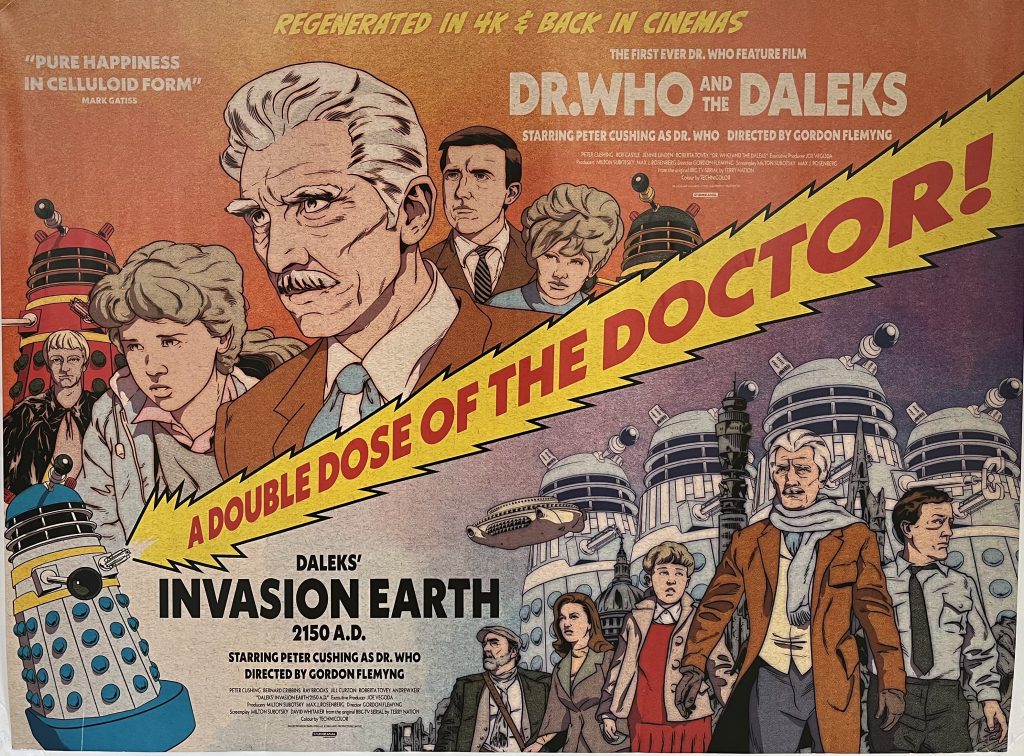 Dr Who And The Daleks | UK Quad Poster | BHP Collectibles