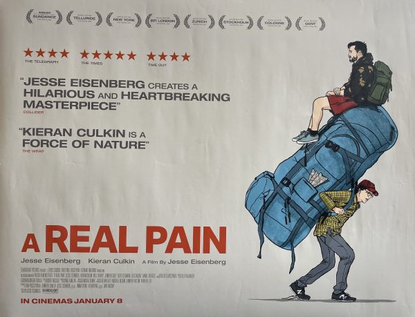 A Real Pain 2024 UK Quad Poster