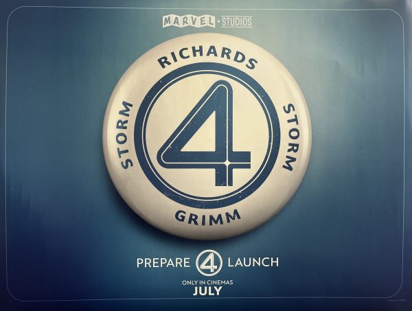The Fantastic Four 2025 UK Quad Teaser Poster