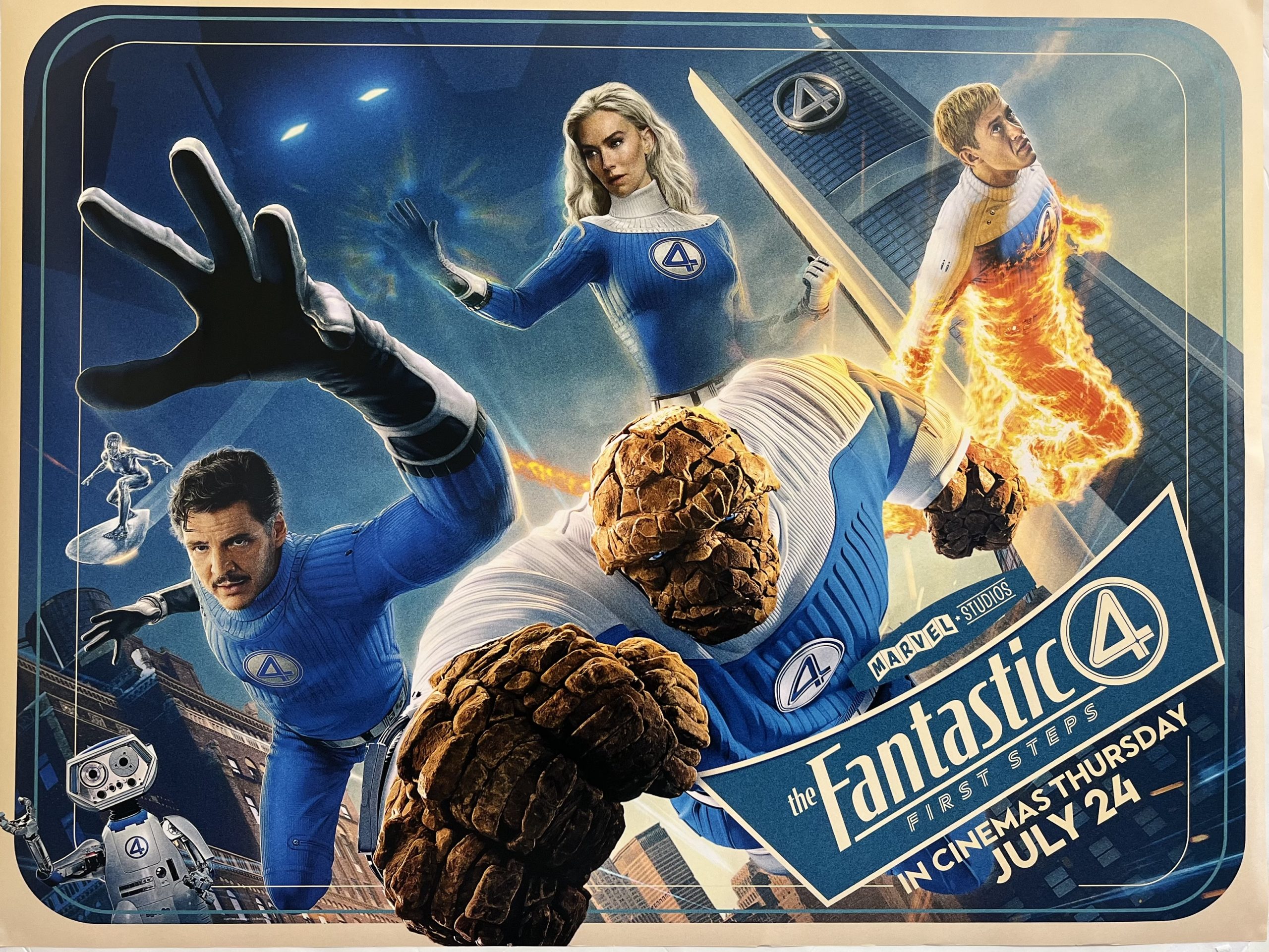 The Fantastic Four 2025 V3 UK Quad Poster