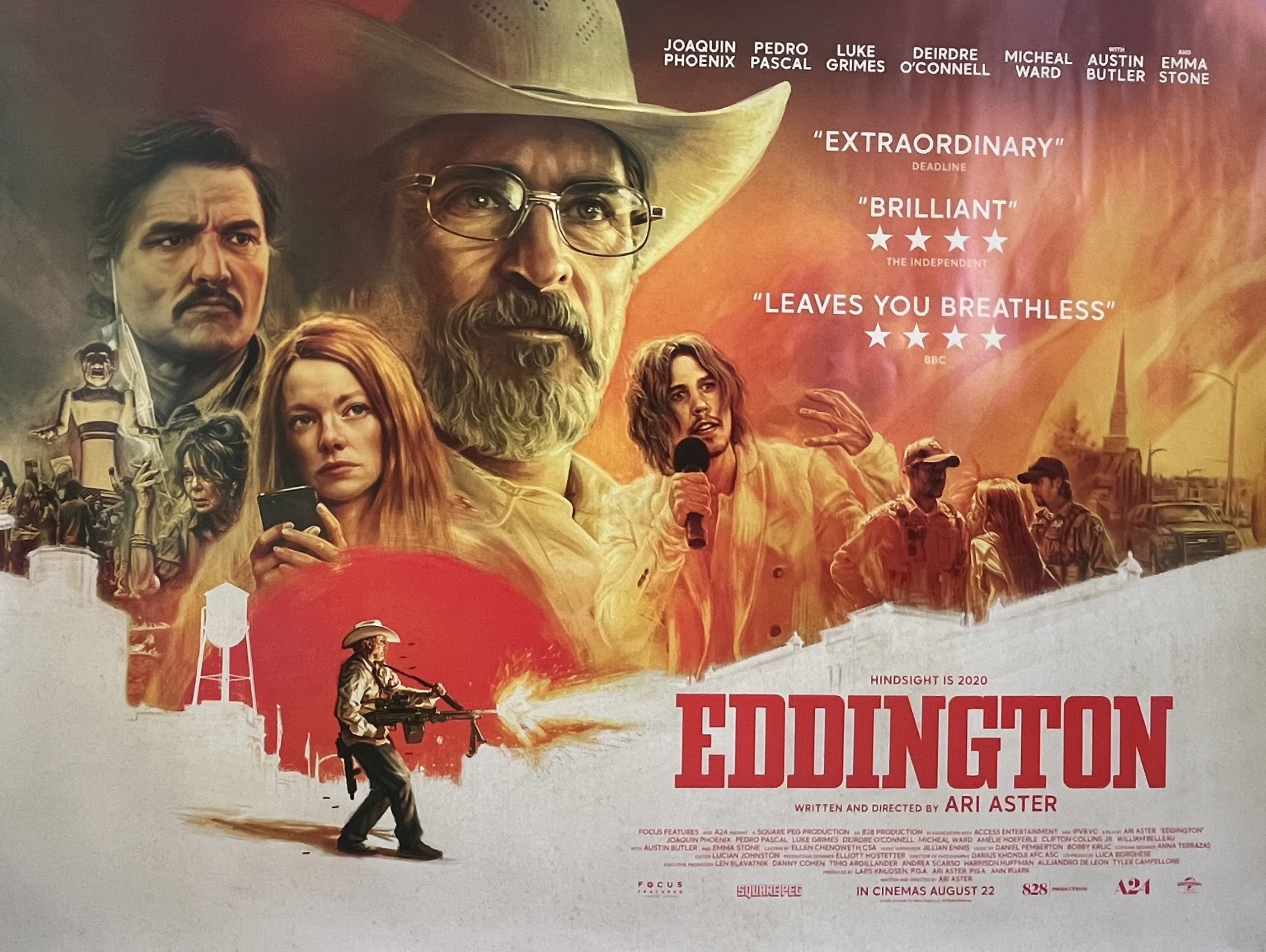 Eddington 2025 UK Quad Poster