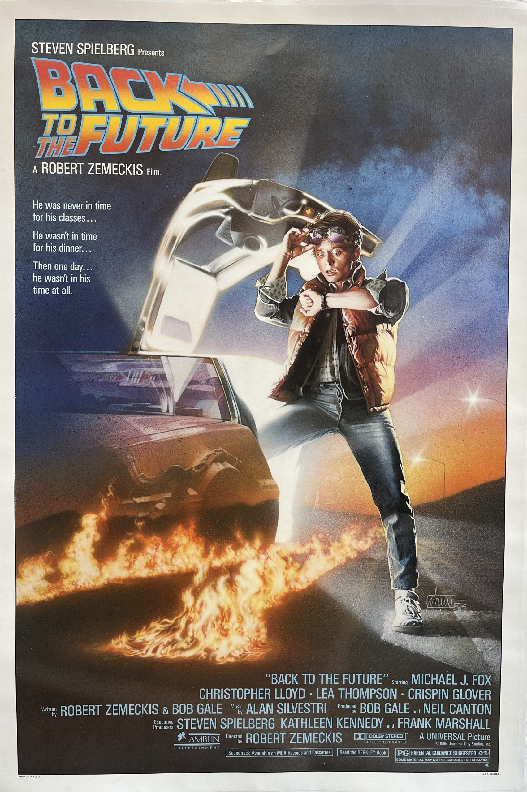 Back To The Future 1985 US One Sheet Poster