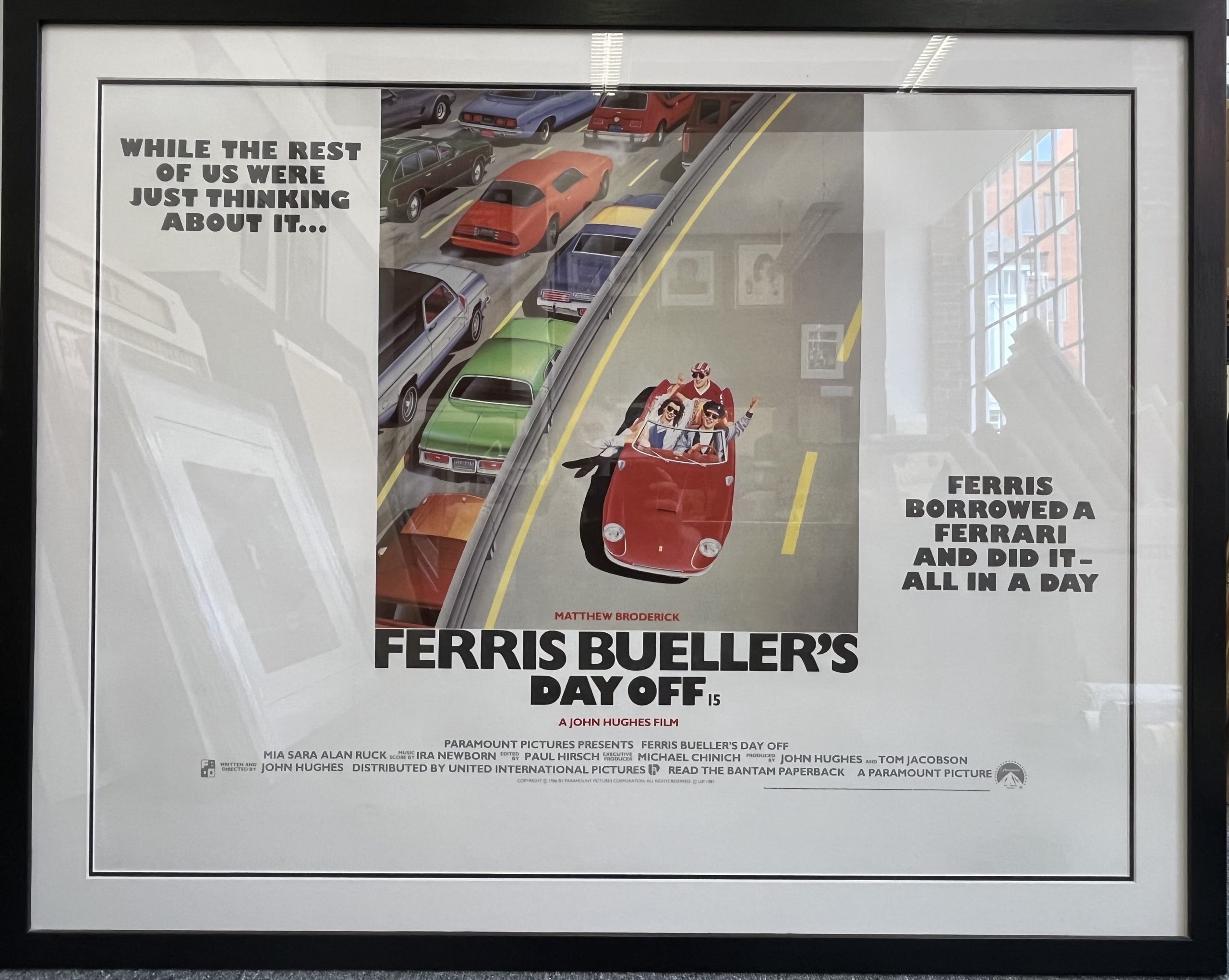 Ferris Bueller's Day Off 1986 UK Quad Poster