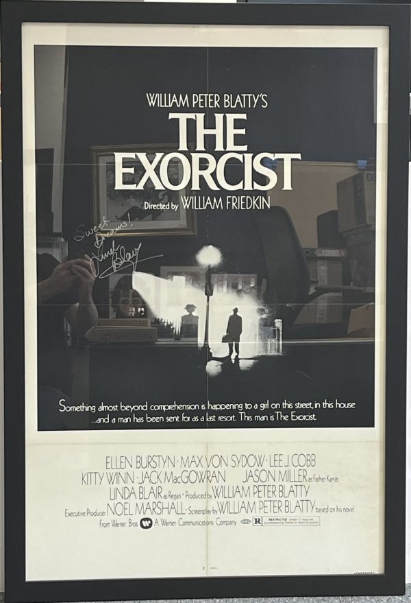 The Exorcist 1973 US One Sheet Poster Signed By Linda Blair