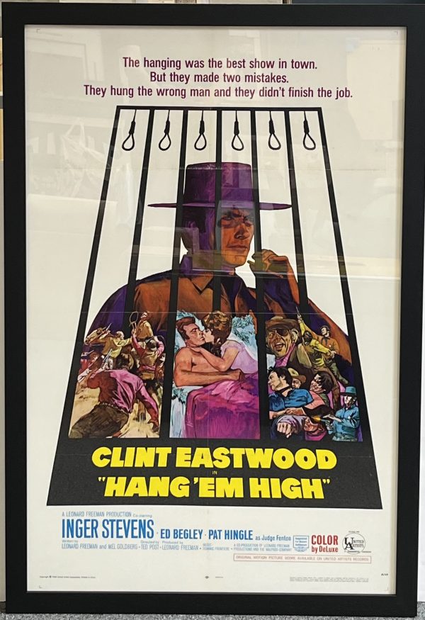 Hang 'Em High 1968 US One Sheet