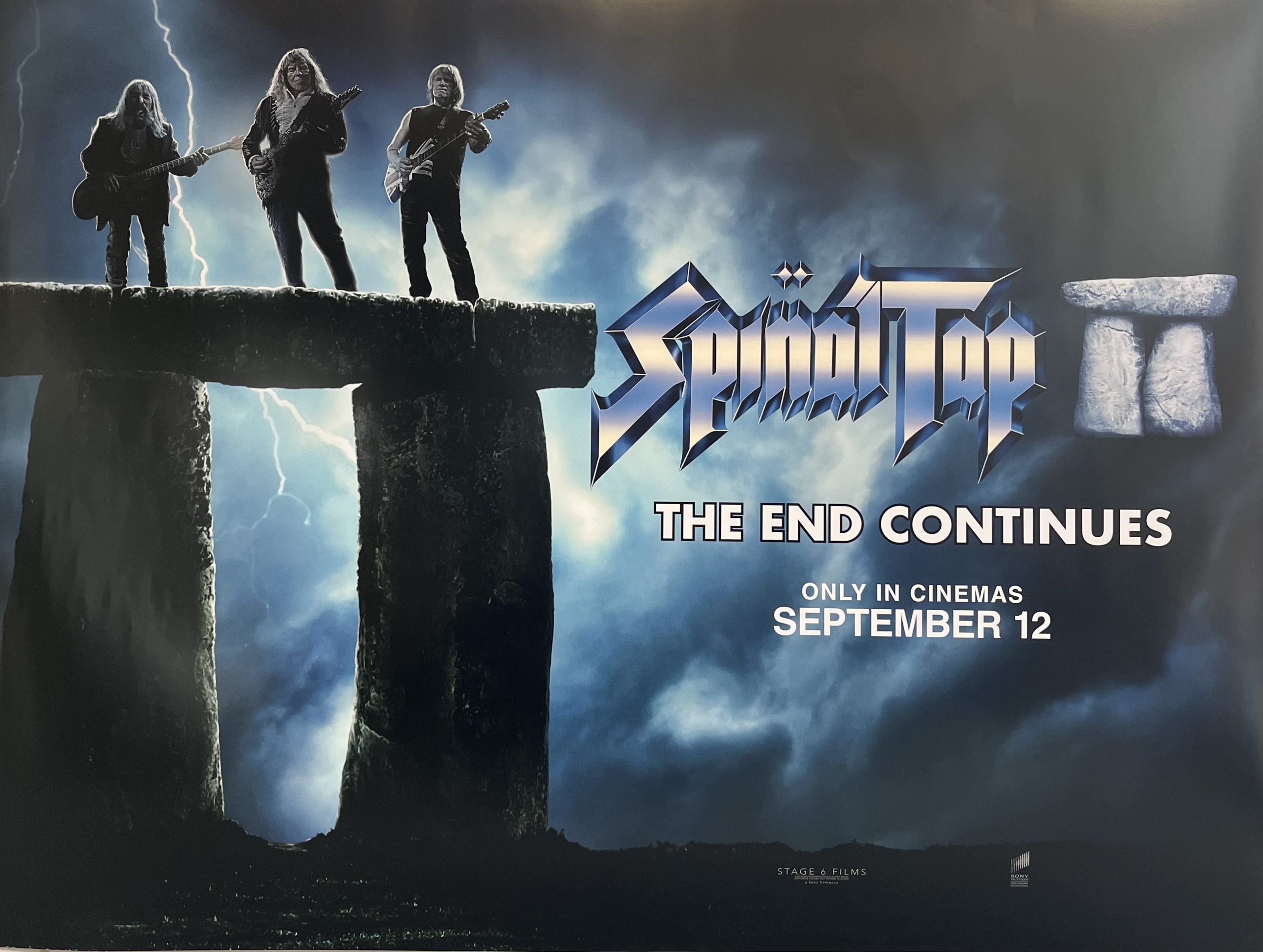 Spinal Tap 2: The End Continues 2025 UK Quad Poster