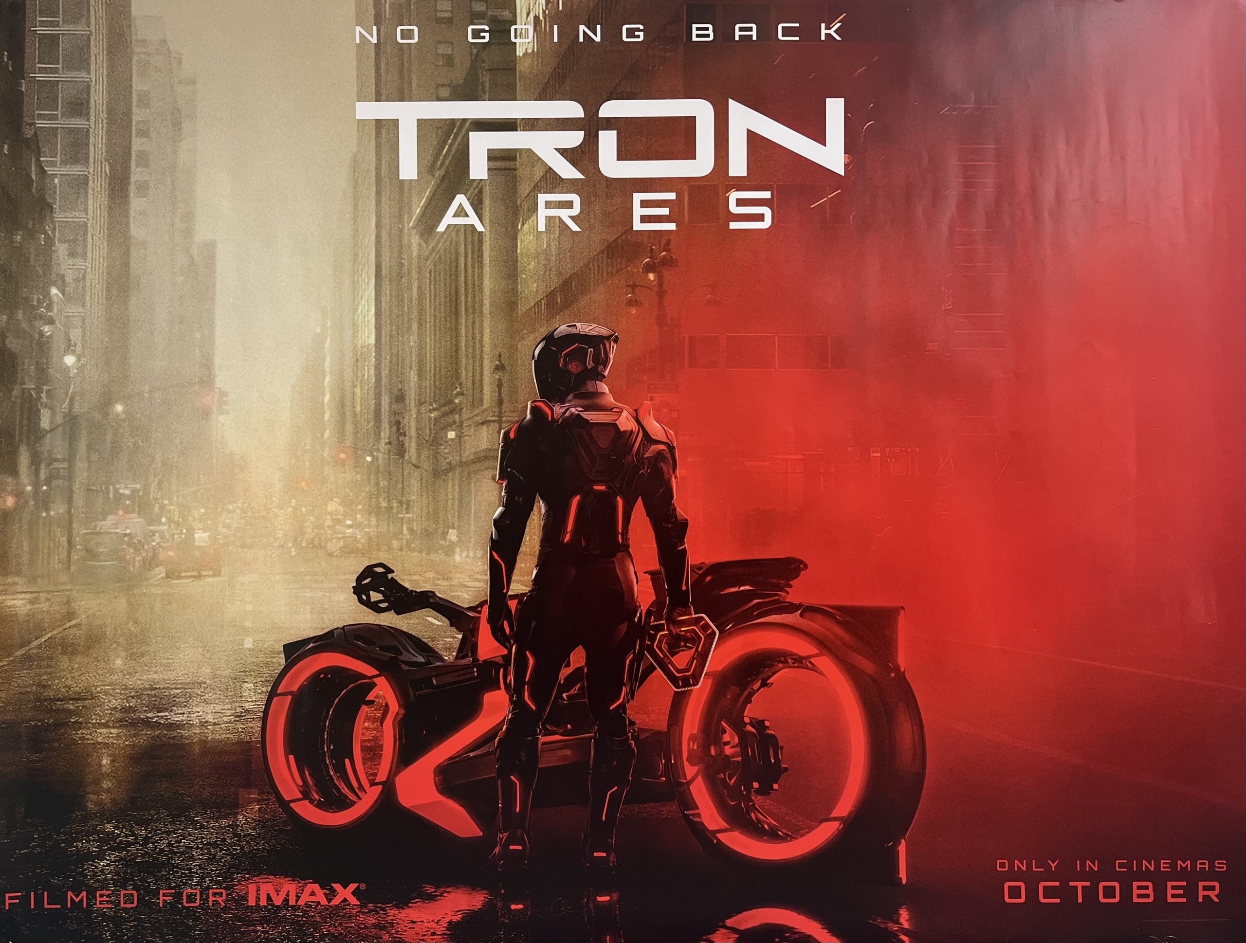 Tron Ares 2025 UK Quad Teaser Poster